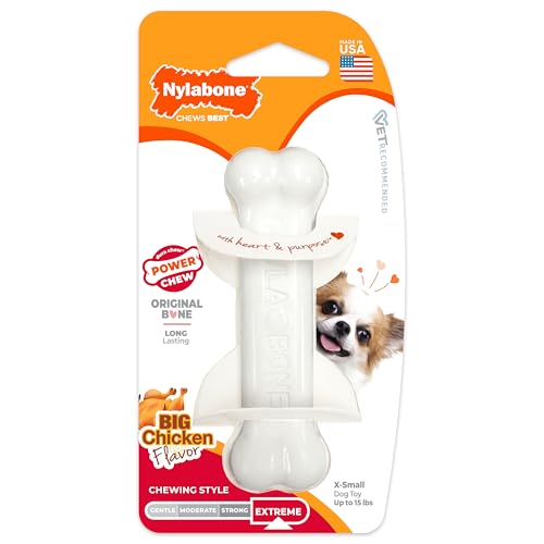 Power Chew Classic Bone Chew Toy for Dogs (X-Small)
