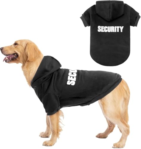 Security Dog Hoodie (#1 Black(Security) / X-Large/XX-Large (All Breed Sizes))