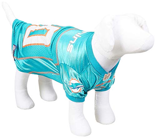 NFL Miami Dolphins Dog Jersey (Miami Dolphins / Large)