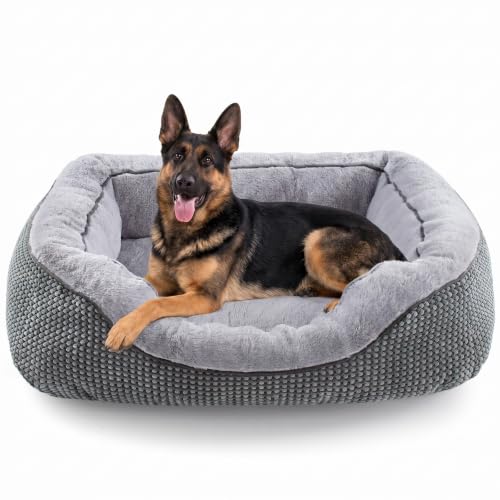 XL Dog Beds Large Sized Dog (XL (42"x30"x8") / Grey)