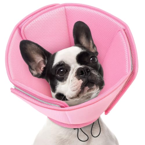Dog Cones for Medium Dogs (Pink / Medium)