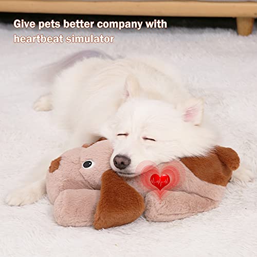 Puppy Heartbeat Toy (Brown)