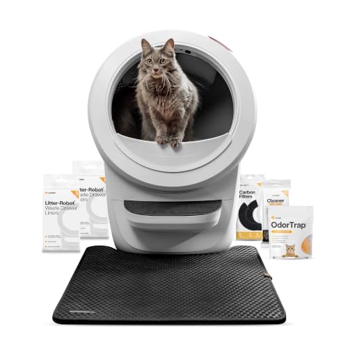 Litter Robot 4 Supply & Accessory Bundle (White / Supply & Accessory Bundle)