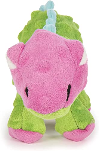 Dinos Spike Squeaky Plush Dog Toy (Small / Dinos Spike (Green))