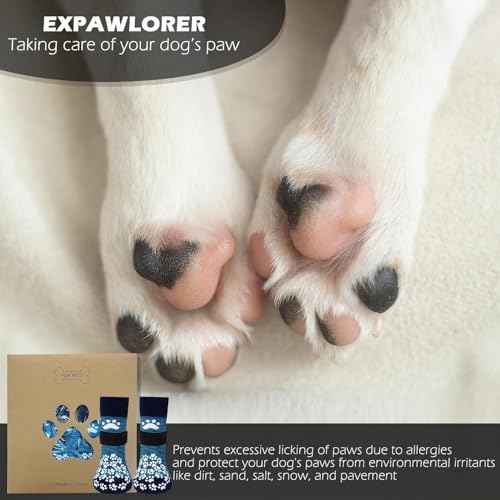 Anti Slip Dog Socks (X-large (6 Count) / Blue)
