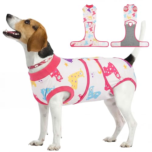 Dog Recovery Suit (Dreamy Pink / Medium)