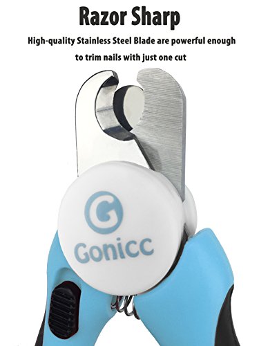 Professional Pet Nail Clippers & Trimmer for Medium Small Dogs Cats (For Medium to Small Dogs)