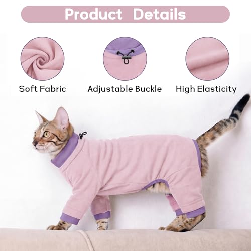 Cat Anti Licking Sweater (X-Small / LightPink)