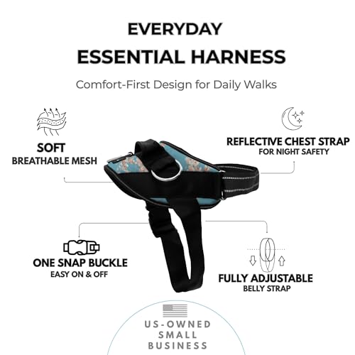 Essential Dog Harness (Freckle's Garden / Medium)