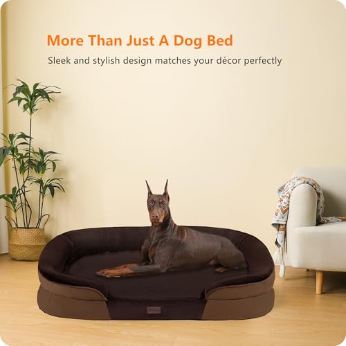 Orthopedic Waterproof XX (XX-Large(48 x 35.5 x 7.5 inch) / Brown)