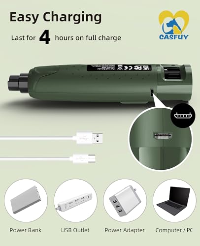 Dog Nail Grinder Quiet (Green)