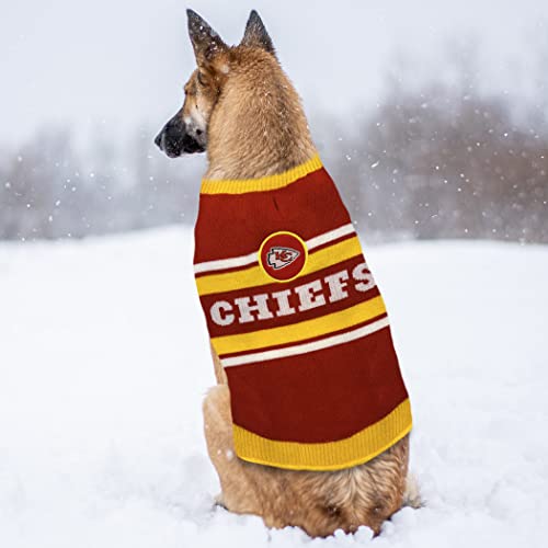 NFL Kansas City Chiefs Dog Sweater (X-Small / Kansas City Chiefs)