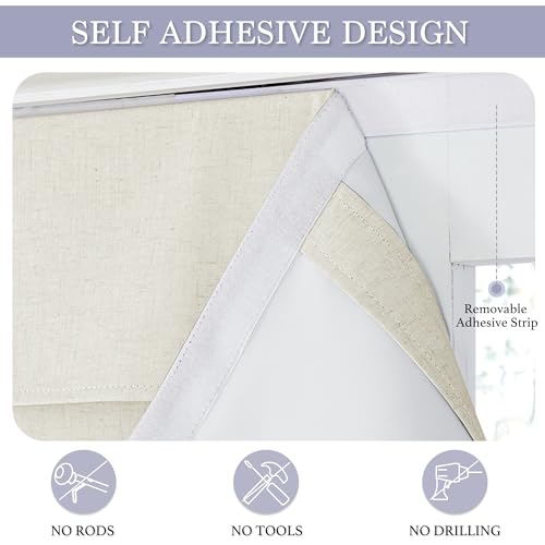 Classroom Door Window Cover (Ivory / 12"W x 40"L (Pack of 1))