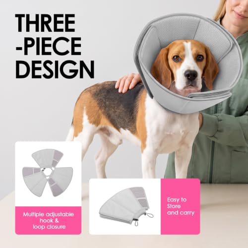 Soft Dog Cone Collar Anti (Grey / X-Large)