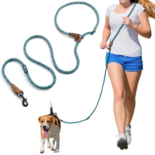 Hands Free Dog Leash (Green / 7FT Hands Free)