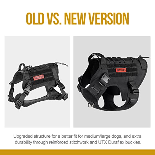 Tactical Dog Harness Vest No (X-Large / Black)