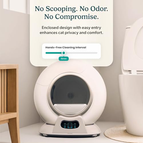 PurrTek Automatic Litter Box Self Cleaning 5GHz Wi (Large)