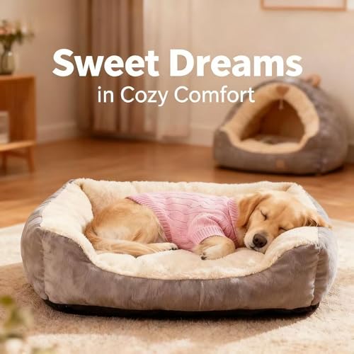 Small Medium Dog Sweater (Pink / XX-Large)