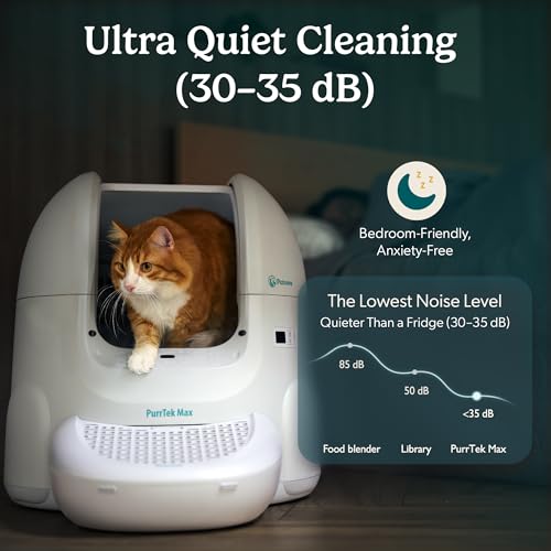 PurrTek Automatic Litter Box Self Cleaning 5GHz Wi (Extra Large)