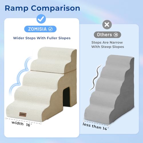 Dog Ramp for High Beds with Tunnel