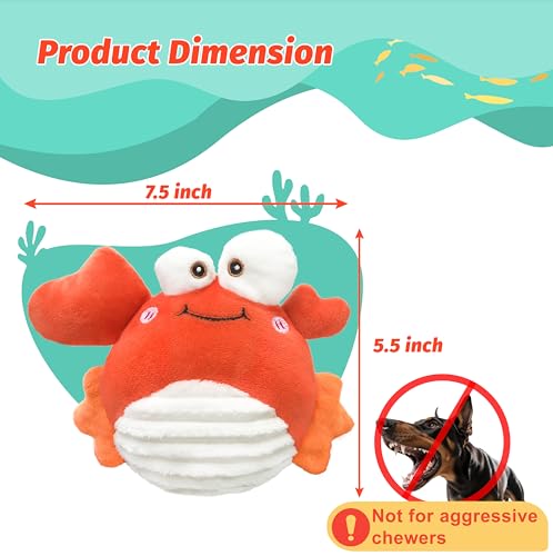 Interactive Crab Dog Toys to Keep Them Busy (Crab)