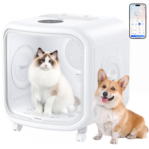 75L Large Automatic Pet Dryer Box for Cats & Small Dogs