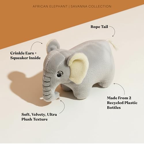 Premium Plush Dog Toy (Small / Ellie the Elephant)