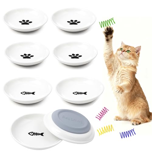 Cat Food Bowl (8pcs-White)