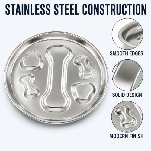 304 Stainless Steel Slow Feeder Dog Bowl