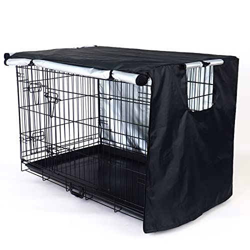 Replacement Dog Crate Cover (Black / 36 inch)
