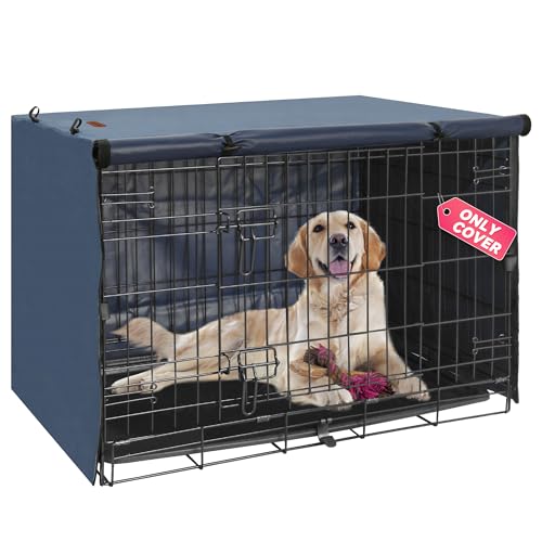 Dog Crate Cover (Blue / 24 Inch)