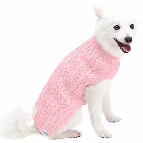 Dog Sweater Award Winning Christmas Sweater for Large Dogs (18 inch (Pack of 1) / Muted Pink)