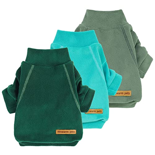 3 Pack Fleece Sweater (Large / Dark Green-Aqua Green-Bean Green)