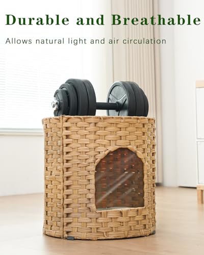 Cat House for Indoor Cat (Natural / Round-XL)