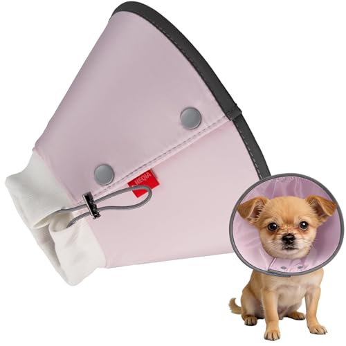 Dog Cone Collar After Surgery (Pink / (Neck:8"-10"))