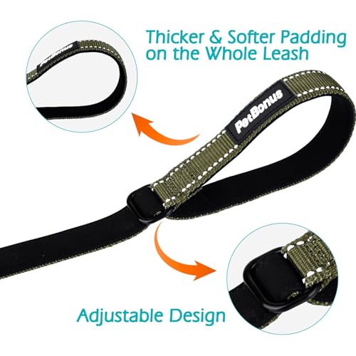 Dog Leash Wrist Strap with Lockable Clip for Dog Retractable Leash (Army Green / 1 Pack)