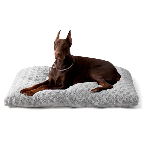 Washable XL Dog Beds Large Sized Dog (Grey / 44" x 32" x 4")