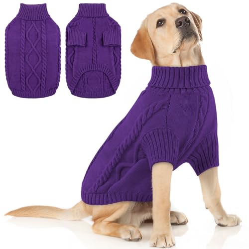 XXL Dog Sweater (XX-Large / Purple)