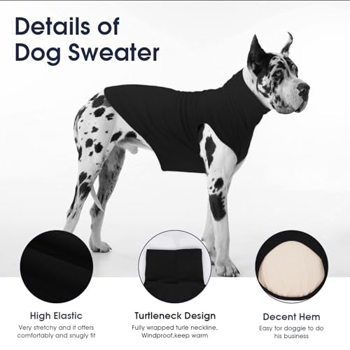 Small Dog Sweater (Medium / Black)