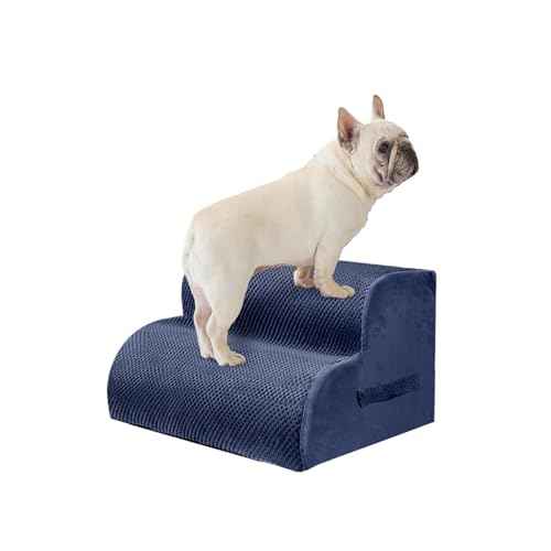 2 Step Pet Stairs for High Beds & Sofas (Blue / 2-step 11.8"H)