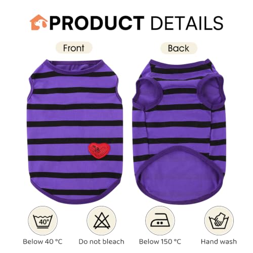 Dog Shirts for Medium Dogs (Violet-Vest / Medium)
