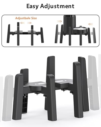 Dog Water Dispenser Stand (H: 7.09''; W: 6.1 x 9.8'' - 8.5 x 14.57'')