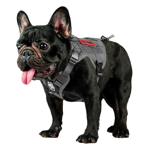 Tactical Dog Harness Vest No (XX-Small / Grey)