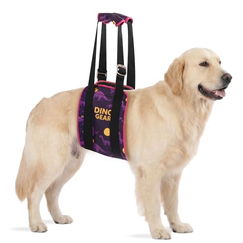 Dog Lift Harness Rear Support Sling (Purple)