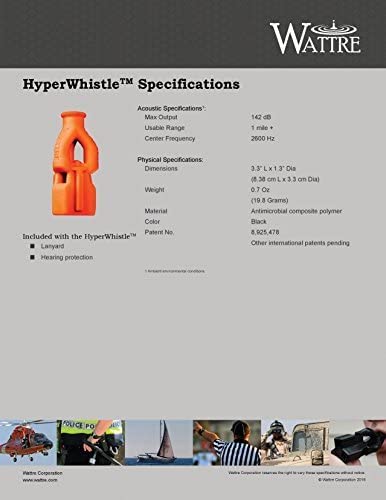 The Original Worlds Loudest Whistle up to 142db Loud (black)