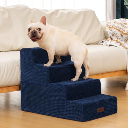Dog Steps for Bed & Couch (Blue / 4-Step 18.5" H)