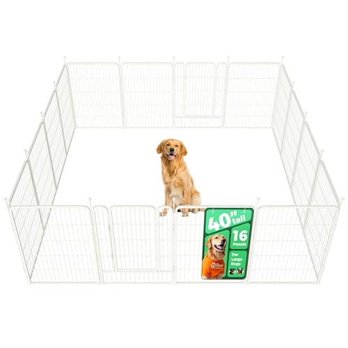 Rollick Dog Playpen (White / 40"H)