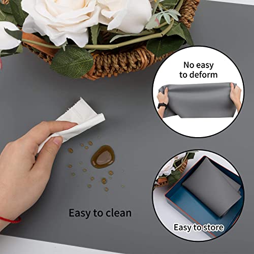 Extra Large Silicone Table Mat (01-dark Gray / 23.6"L x 15.7"W)