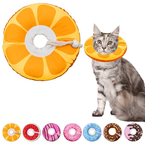 Cat Cone Collar Soft (Orange / Medium)