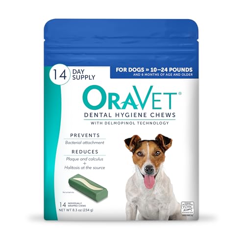 Dental Hygiene Chews for Small Dogs 10 (14 Count (Pack of 1))